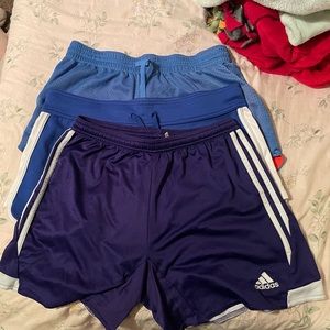 3 pairs of athletic shorts